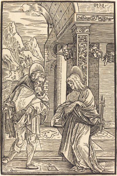 Saint Roch og Saint Sebastian af Hans Leonard Schaufelein