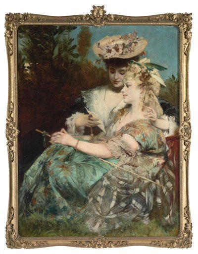 Kærlighedsbrevet, 1875 af Hans Makart