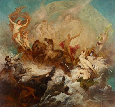 Lysets sejr over mørket af Hans Makart