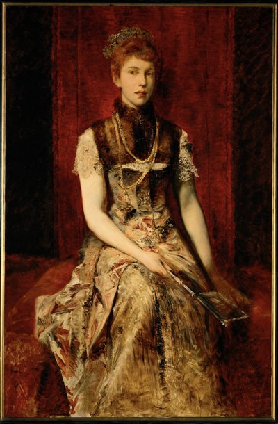 Dora Fournier-Gabillon ... (maleri på træ) af Hans Makart