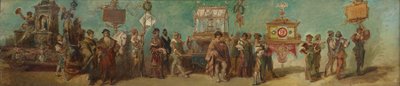 Udkast til festoptoget i 1879 - Pottemagerne og glarmestrene af Hans Makart