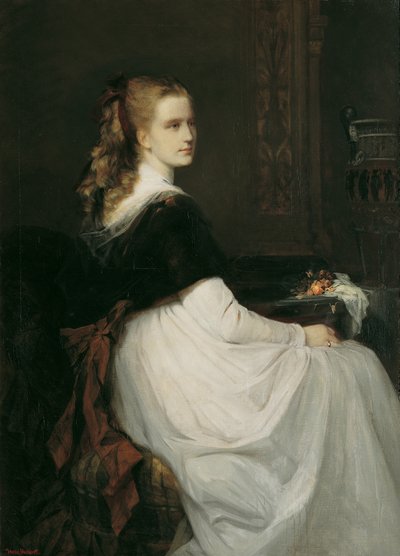 Portræt af Eugenie Scheuffelen af Hans Makart