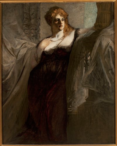 Portræt af en ung kvinde af Hans Makart
