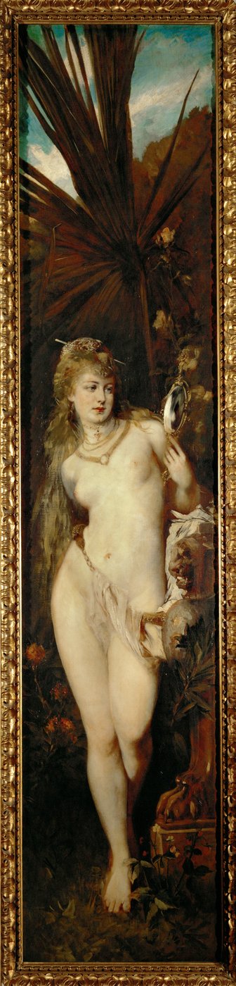 Sight - fra serien Die fuenf Sinne ... (olie på lærred) af Hans Makart