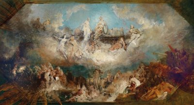 Nibelungens forlis i Rhinen, 1882-1884. af Hans Makart