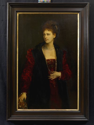 Zerline Gabillon, født i Würzburg (1834–1892), skuespillerinde af Hans Makart