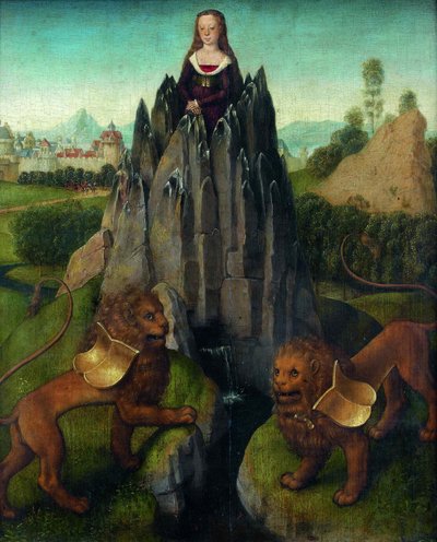Allegory of Chastity, ca 1475. af Hans Memling