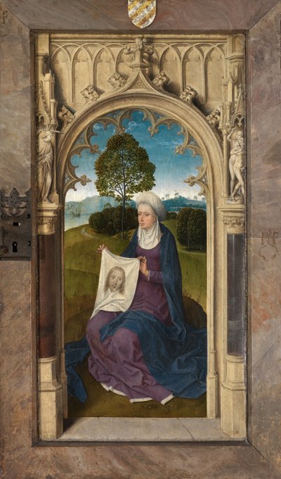 Udvendigt panel af Jan Floreins Triptykon af Hans Memling