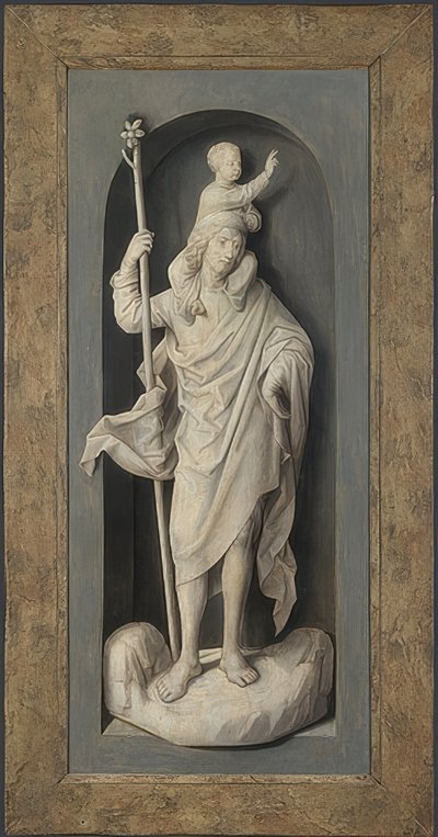 Sankt Christopher. Omkring 1478 af Hans Memling