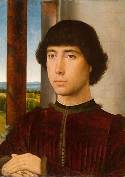 Portræt af en ung mand, ca. 1472-75. af Hans Memling