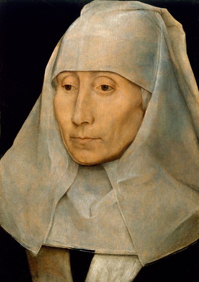 Portræt af en gammel kvinde, 1468-70 af Hans Memling