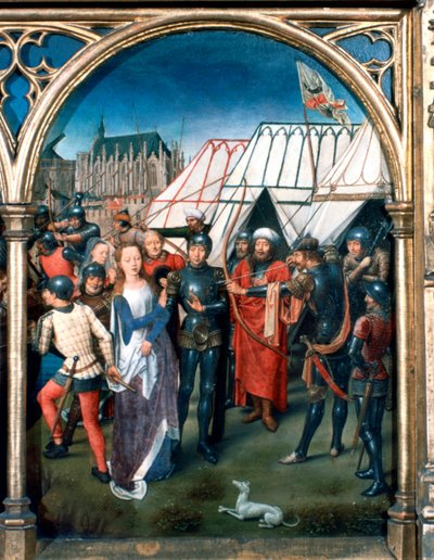 St Ursula-helligdommen, Martyrium i Köln, 1489 af Hans Memling