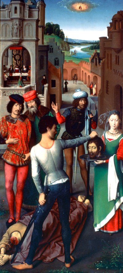 Triptykon af Johannes Døberen og Johannes Evangelisten, 1479 af Hans Memling