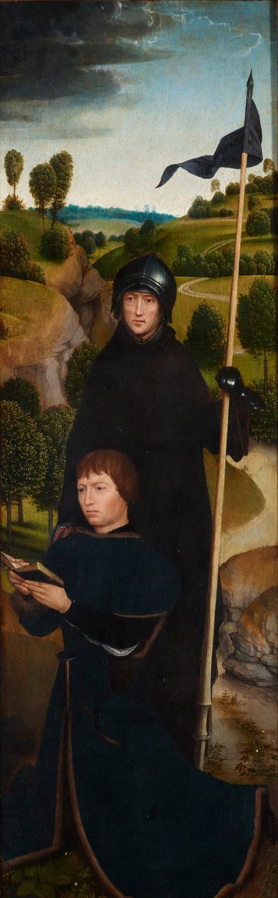 Ung mand i bøn med Sankt William af Maleval af Hans Memling