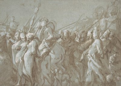 Militær procession, 1500-tallet. af Hans Mont