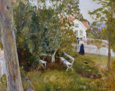 Sommerlandskab af Hans Olaf Heyerdahl
