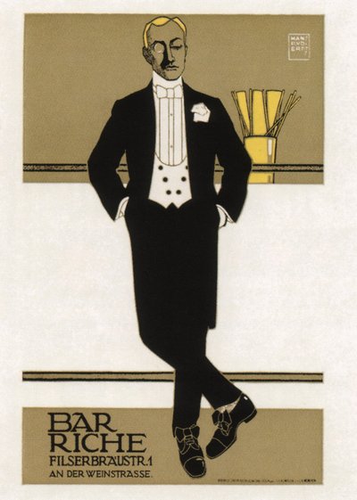 Bar Riche, 1907 af Hans Rudi Erdt