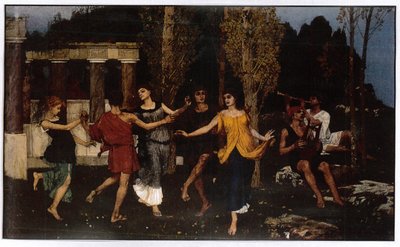 En arkadisk idyl, 1879 af Hans Sandreuter