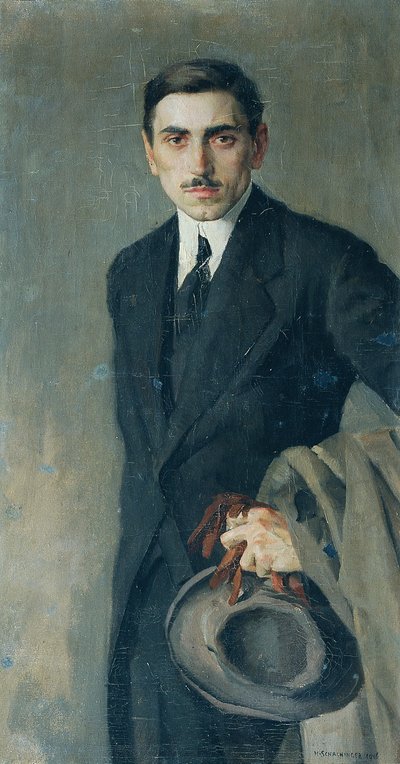 Maleren Fritz Zerritsch af Hans Schachinger