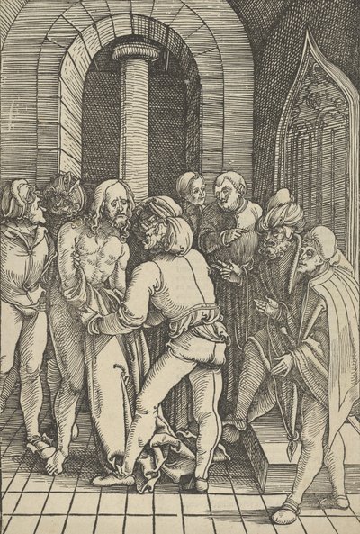 Kristus fjernet, fra spejlet af vor Herre Jesu Kristi lidenskab, 1507. af Hans Schäufelein the Elder