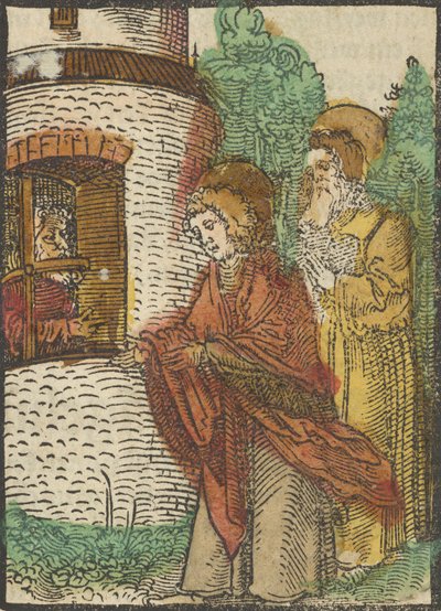 St. John in Prison, fra Das Plenarium, 1517. af Hans Schäufelein the Elder