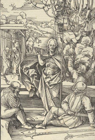 Opstandelsen, fra spejlet af vor Herre Jesu Kristi lidenskab, 1507. af Hans Schäufelein the Elder
