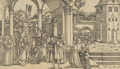 Historien om Ester. af Hans Schäufelein the Elder