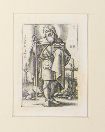 En række af de tolv apostle med frontispice af Hans Sebald Beham