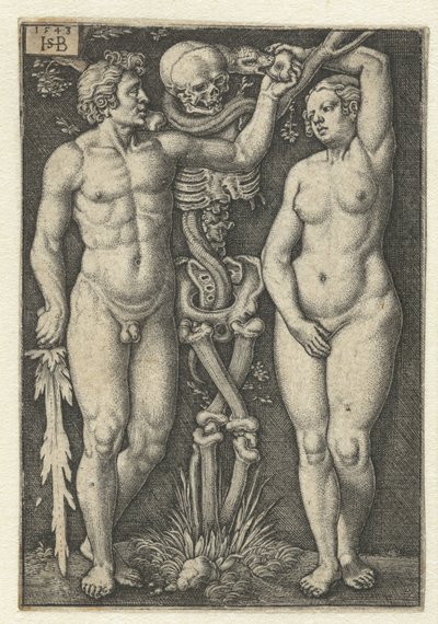 Adam og Eva og Døden af Hans Sebald Beham