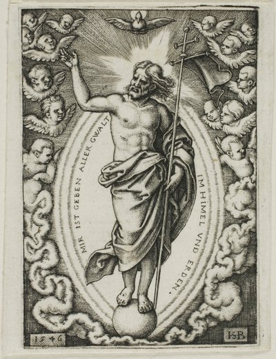 Kristus på kloden af Hans Sebald Beham