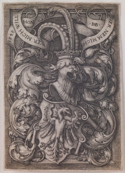 Våbenskjold med en ørn af Hans Sebald Beham