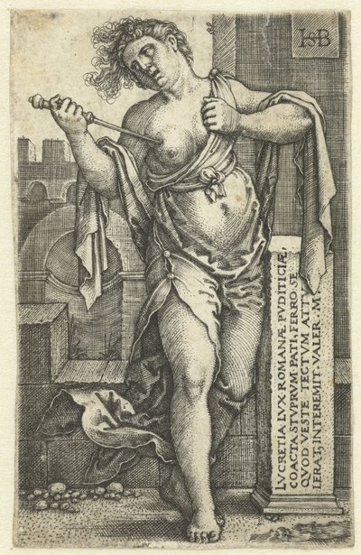 Lucretias død af Hans Sebald Beham