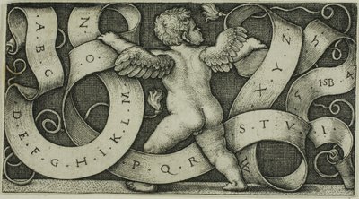 Genialt med alfabetet af Hans Sebald Beham