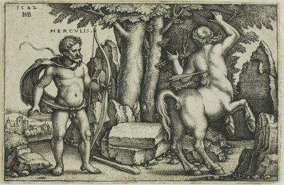 Herkules og Nessus af Hans Sebald Beham