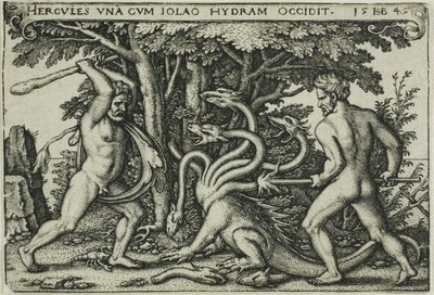 Hercules and the Hydra, fra The Labors of Hercules af Hans Sebald Beham