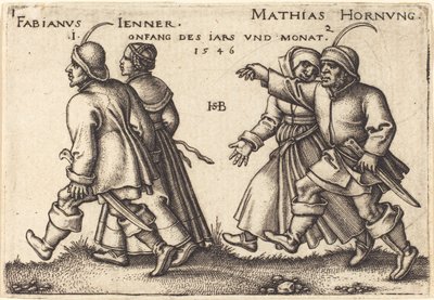 Januar og februar af Hans Sebald Beham