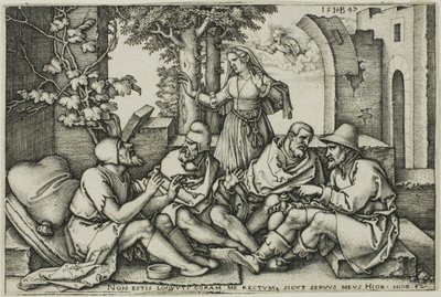 Job samtaler med sine venner af Hans Sebald Beham