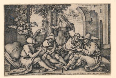 Job samtaler med sine venner af Hans Sebald Beham