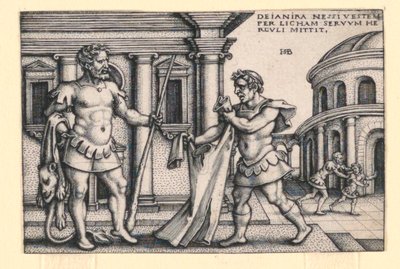 Lichas bringer Nessus kappe til Hercules af Hans Sebald Beham