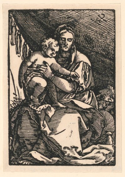 Madonna og barn af Hans Sebald Beham