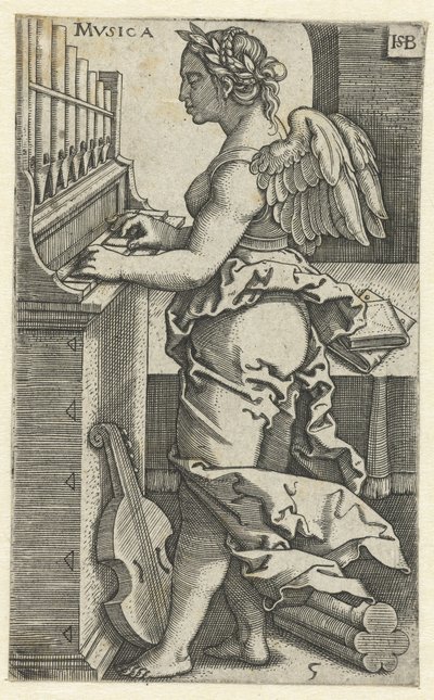 Musik (Musica) af Hans Sebald Beham