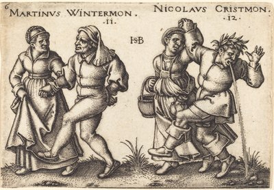 November og december af Hans Sebald Beham