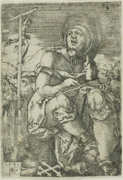Sankt Antonius Eremitten af Hans Sebald Beham