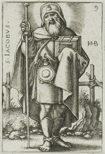 St. James Major, plade 9 fra De Tolv Apostle af Hans Sebald Beham
