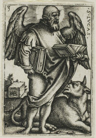 Lukas, fra De fire evangelister af Hans Sebald Beham