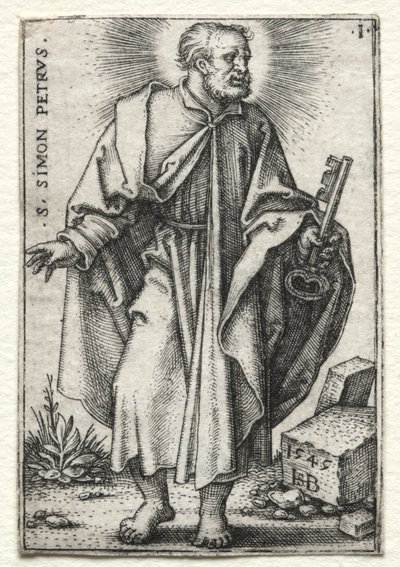 Sankt Simon Peter af Hans Sebald Beham