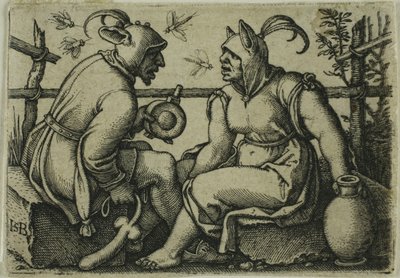 Tåben og den tåbelige kvinde af Hans Sebald Beham