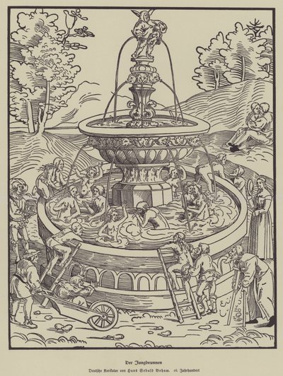 Ungdommens springvand, 1500-tallet af Hans Sebald Beham