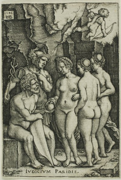 Paris-dommen af Hans Sebald Beham
