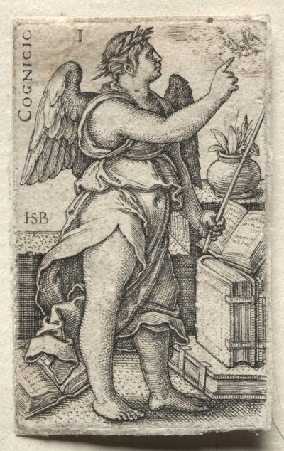 Kundskaben om Gud og de syv kardinaldyder af Hans Sebald Beham